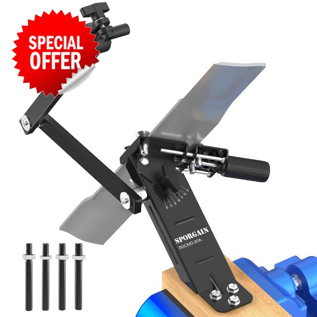 SporGain Lawn Mower Blade Sharpener