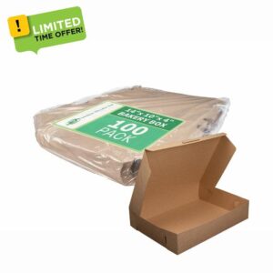SCT Kraft Bakery Box (100 Pack)