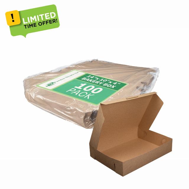 SCT Kraft Bakery Box (100 Pack)