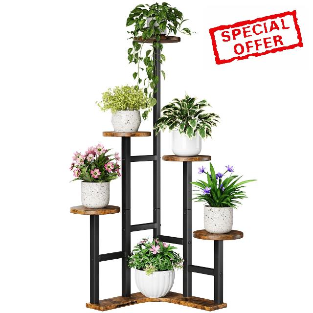 Yzosvki Corner Plant Stand Indoor