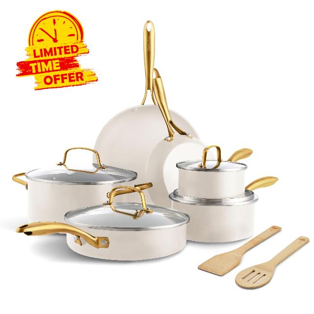 GreenPan 12 Piece Nonstick Swift Cookware Set