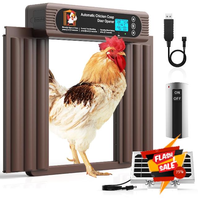 Automatic Chicken Coop Door Solar Powered