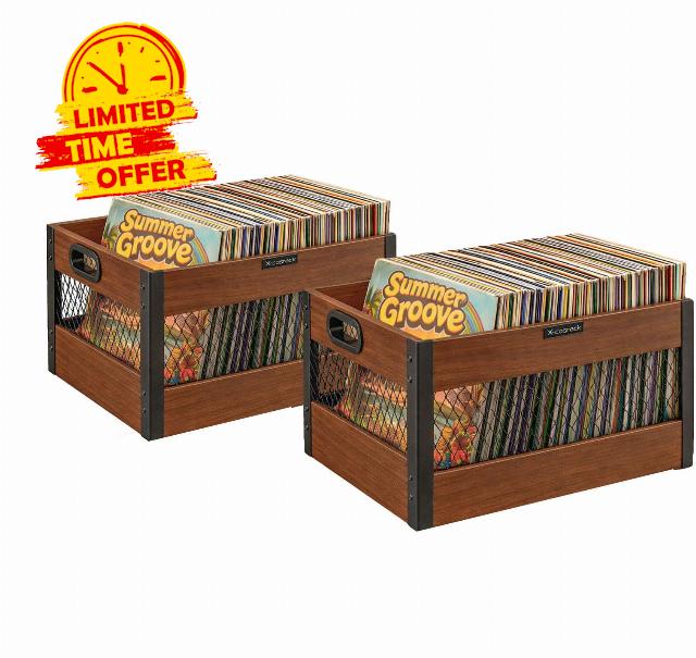 X-cosrack Vinyl Record Storage Crate