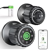 GHome Smart Fingerprint Door Lock with Knob 4 in 1 Keyless Entry Door Locks with Keypad Unlocking...