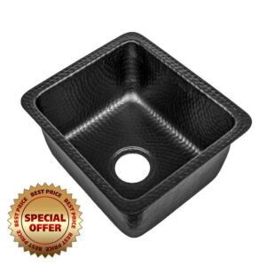 Monarch Abode Kitchen & Bar Sink – 17-inch Highball Dual Mount Drop in Kitchen Sink