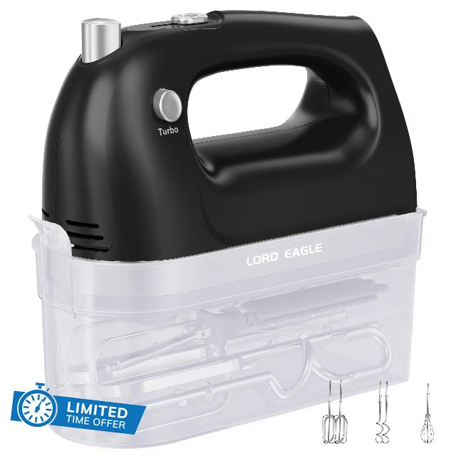 Lord Eagle Hand Mixer Electric Handheld 400W