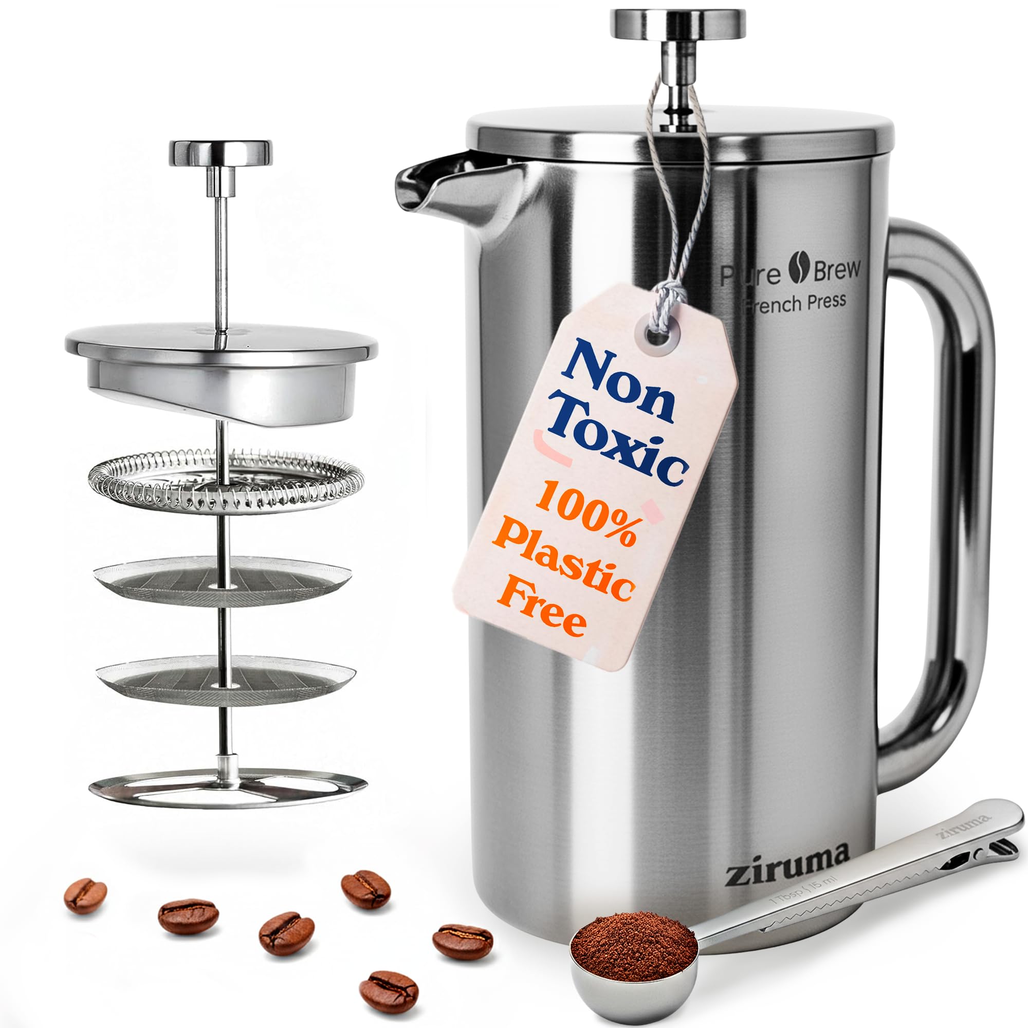 Ziruma Non-Toxic French Press