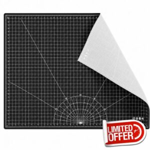 Pangda 36 x 48 in Large Self Healing Cutting Mat Extra Thick Double Sided Sewing Mat with Grid for Crafting