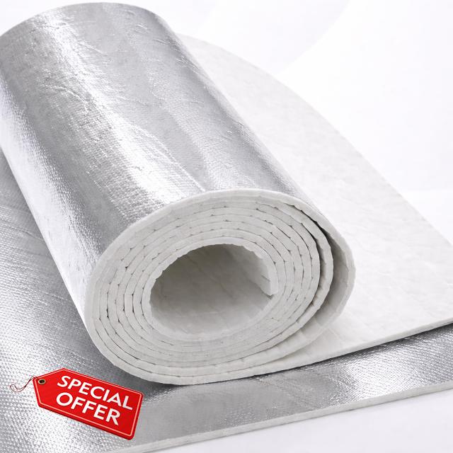 Ceramic Fiber Blanket with Aluminum Foil (Single-Sided)