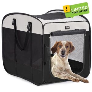 DONORO Dog Kennels and Crates for Medium Dogs