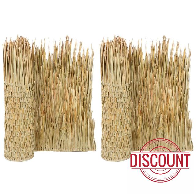 Forever Bamboo Eco-Friendly Mexican Thatch Roll Pack of 2