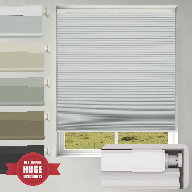 Changshade No Drill No Tools Blackout Cellular Shades