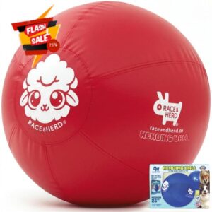Race&Herd 25" Original XXL Herding Ball for Dogs Large - Herding Toys