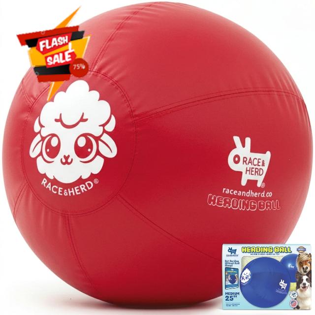 Race&Herd 25" Original XXL Herding Ball for Dogs Large - Herding Toys