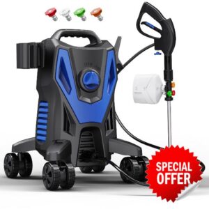 4800PSI PowerWasher with 4 Quick Connect Nozzles
