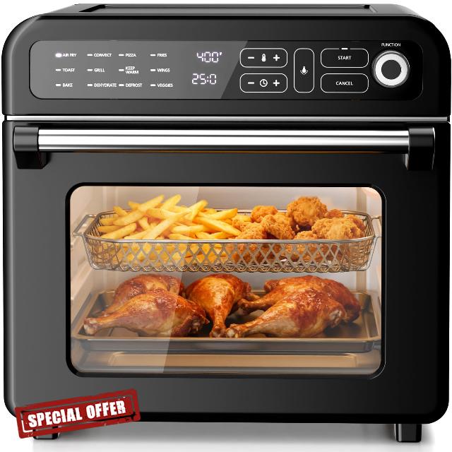Kismile 18QT Air Fryer Toaster Oven Combo
