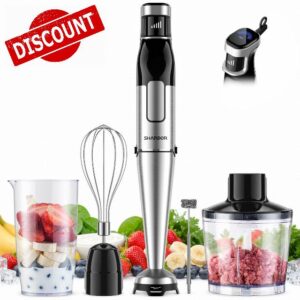 SHARDOR Immersion Blender Handheld 1100W