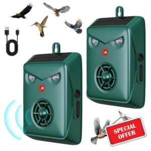 2026 Solar Ultrasonic Bird Repellent Outdoor