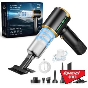 Cordless Car Vacuum Cleaner: Handheld Vacuum with   Strong Suction