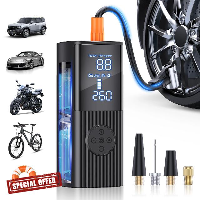Tire Inflator Portable Air Compressor