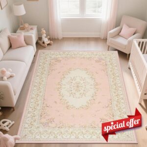 Nursery Rug for Baby Girl