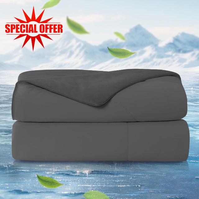 Cozy Bliss Cooling Comforter Twin Size x Sorona® Viscose Natural Fiber