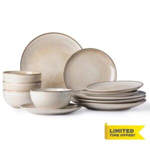 AmorArc Ceramic Dinnerware Sets for 4