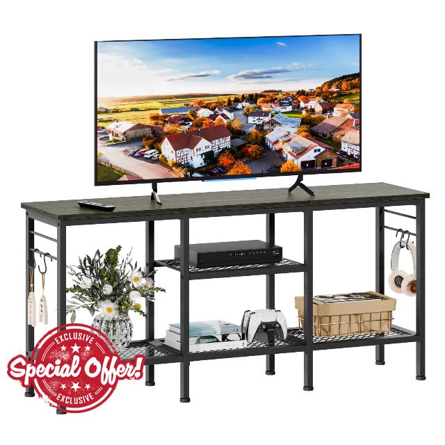 Furologee TV Stand for TVs up to 55 Inch