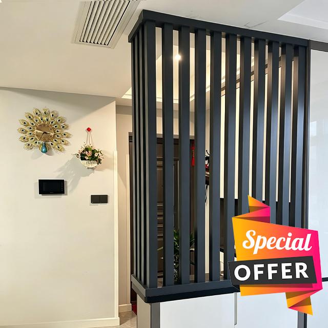 Aluminum Partition Posts