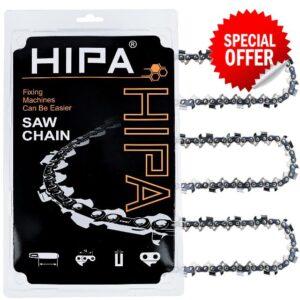 Hipa 20 Inch Chainsaw Chain 3/8" Pitch .050" Gauge 72 Drive Links 33RS 72 Fits Stihl MS311 MS391