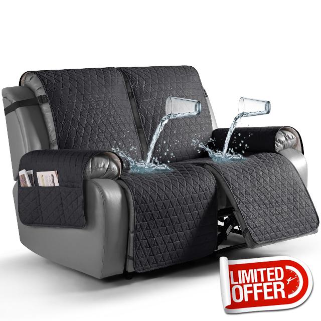 TAOCOCO 100% Waterproof Loveseat Recliner Covers
