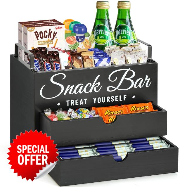 Snack Organizer for Countertop