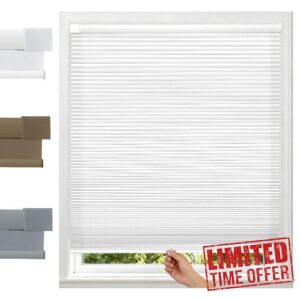 SERLMWNT No Drill Cordless Cellular Shades