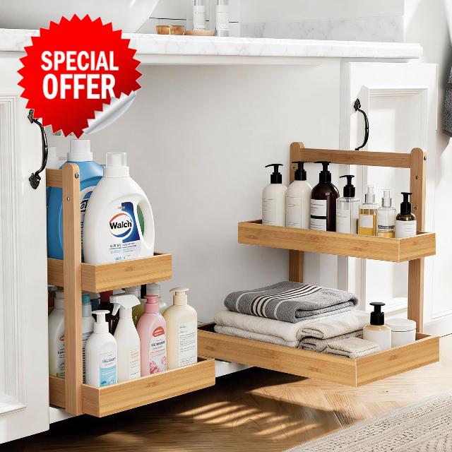 2-Tier Under Sink Pull Out Organizer