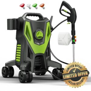 4800PSI PowerWasher with 4 Quick Connect Nozzles
