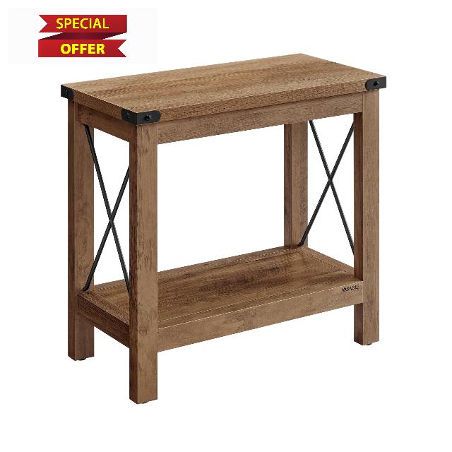 VASAGLE 2-Tier End Table