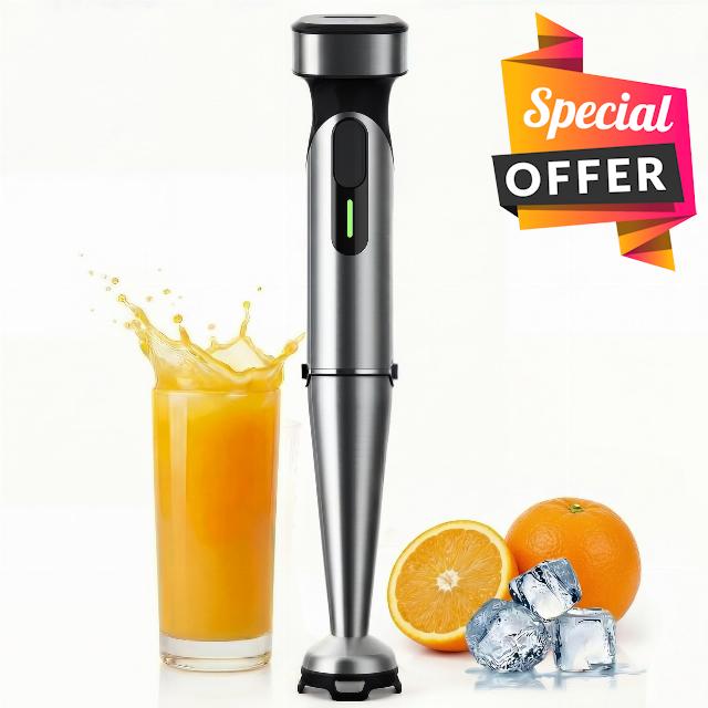 Turelar Cordless Immersion Blender with Rchargeable Battery