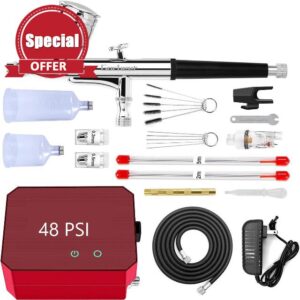 Gocheer Airbrush Kit with Air Compressor
