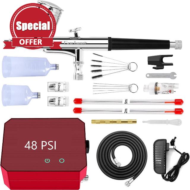 Gocheer Airbrush Kit with Air Compressor