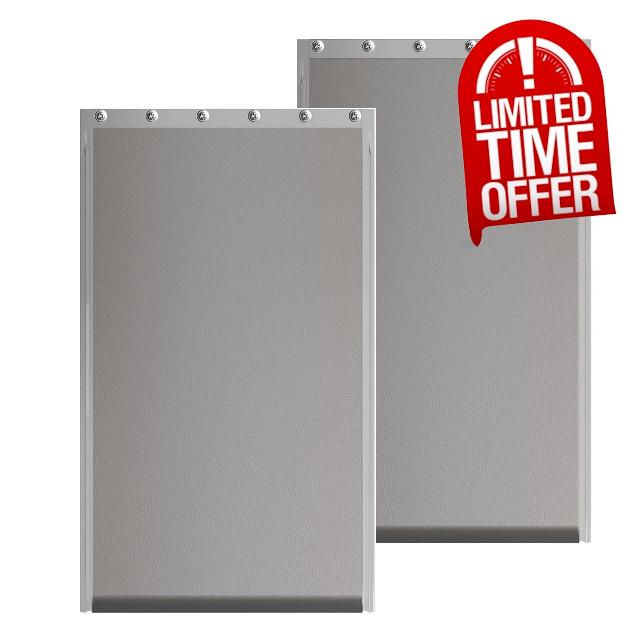 2PACK Extra Large Dog Door Replacement Flaps with Screws - Pet Door Replacement Flap Compatible with Petsafe Freedom Doggie Doors Replacement Flaps PAC11-11040 13 1/8" X 24 7/8"