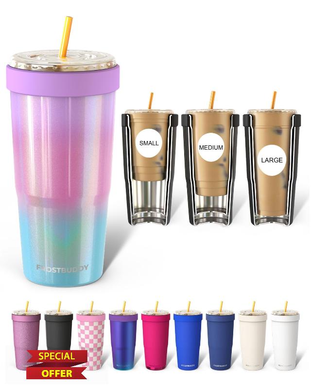 Frost Buddy Togo Buddy 30 oz Stainless Steel Vacuum Insulated Tumbler To Go Coffee Cup – Iced Coffee Cups
