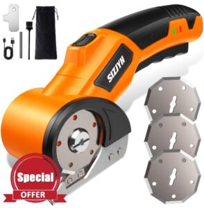 2026 Upgrade Cordless Electric Scissors with 3 Tungsten Steel Blades