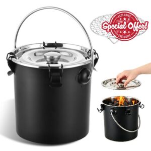 Charcoal Saver – Extinguishing Bucket for Hot Charcoal and Ash Collection