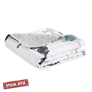 Lush Decor Rowley Birds Reversible Throw Blanket