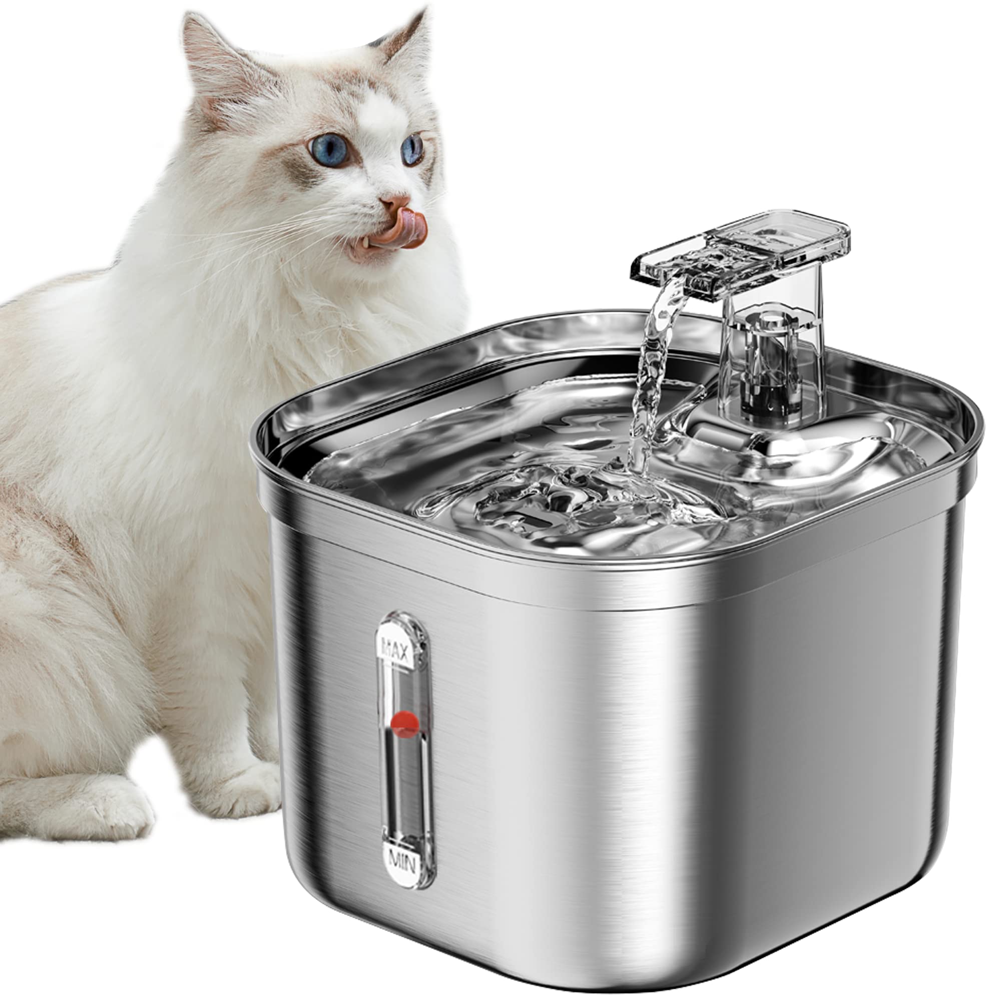 Homtyler Cat Water Fountain