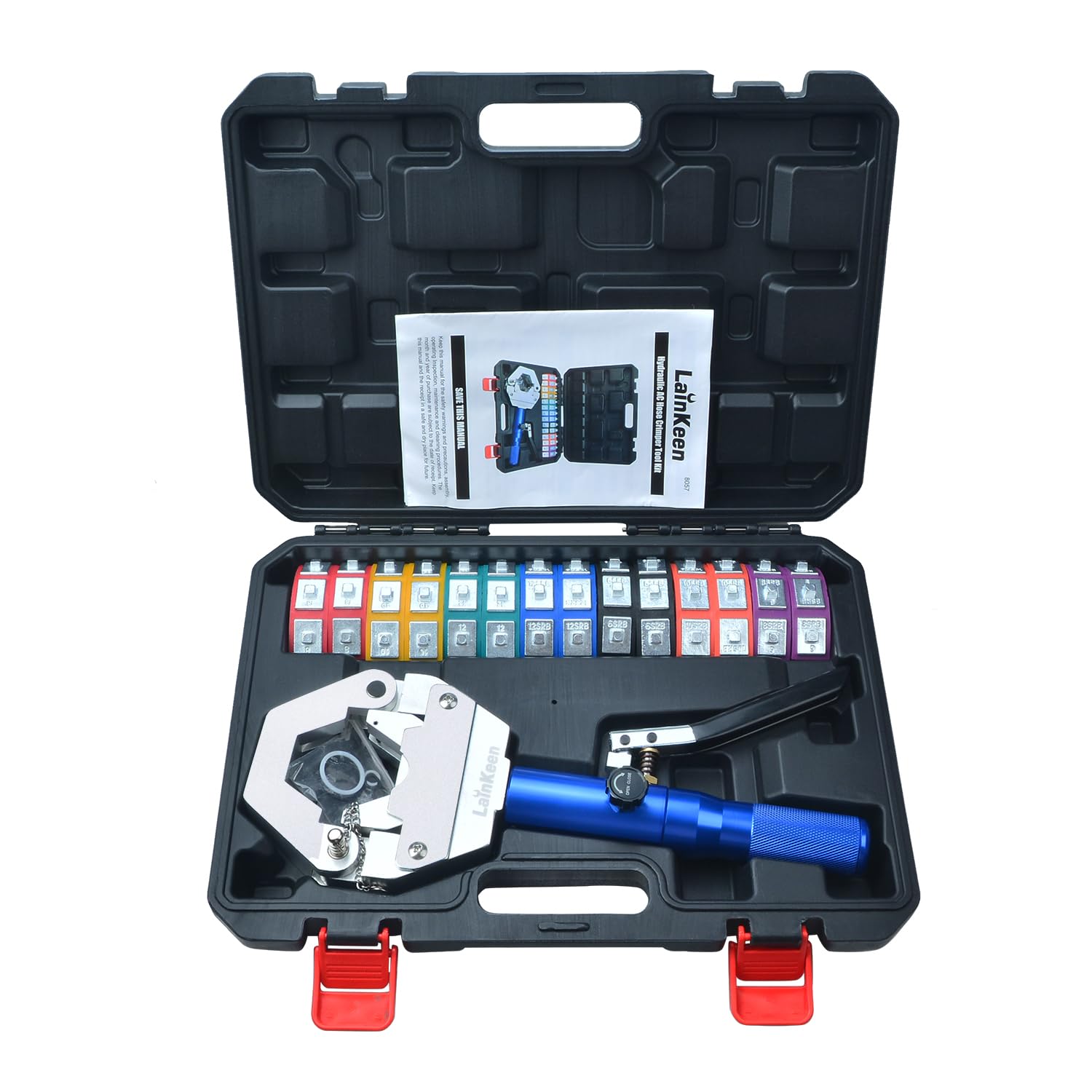 Hydraulic AC Hose Crimper 71500 with Snap-On 7 Dies