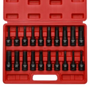 CASOMAN 1/2" Drive Master Impact Hex Bit Set
