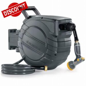 GLAHODEN Retractable Garden Hose Reel 1/2 in x 100 ft