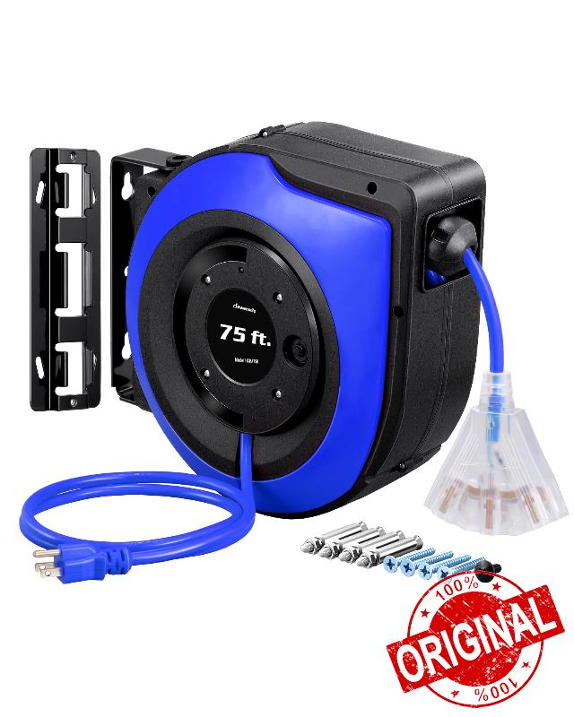 DEWENWILS Retractable Extension Cord Reel