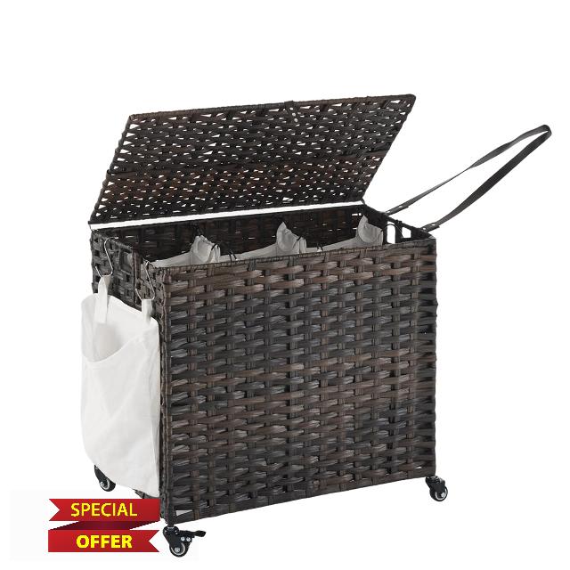Laundry Hamper with Wheels